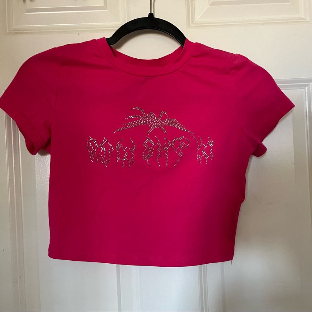 Shein Baby Tee Crop Top